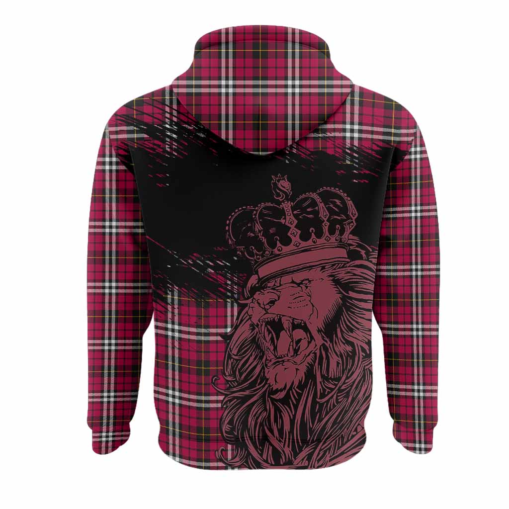 Little Tartan Crest Hoodie Crowned Lion Heritage Style
