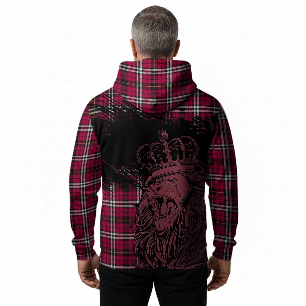 Little Tartan Crest Hoodie Crowned Lion Heritage Style