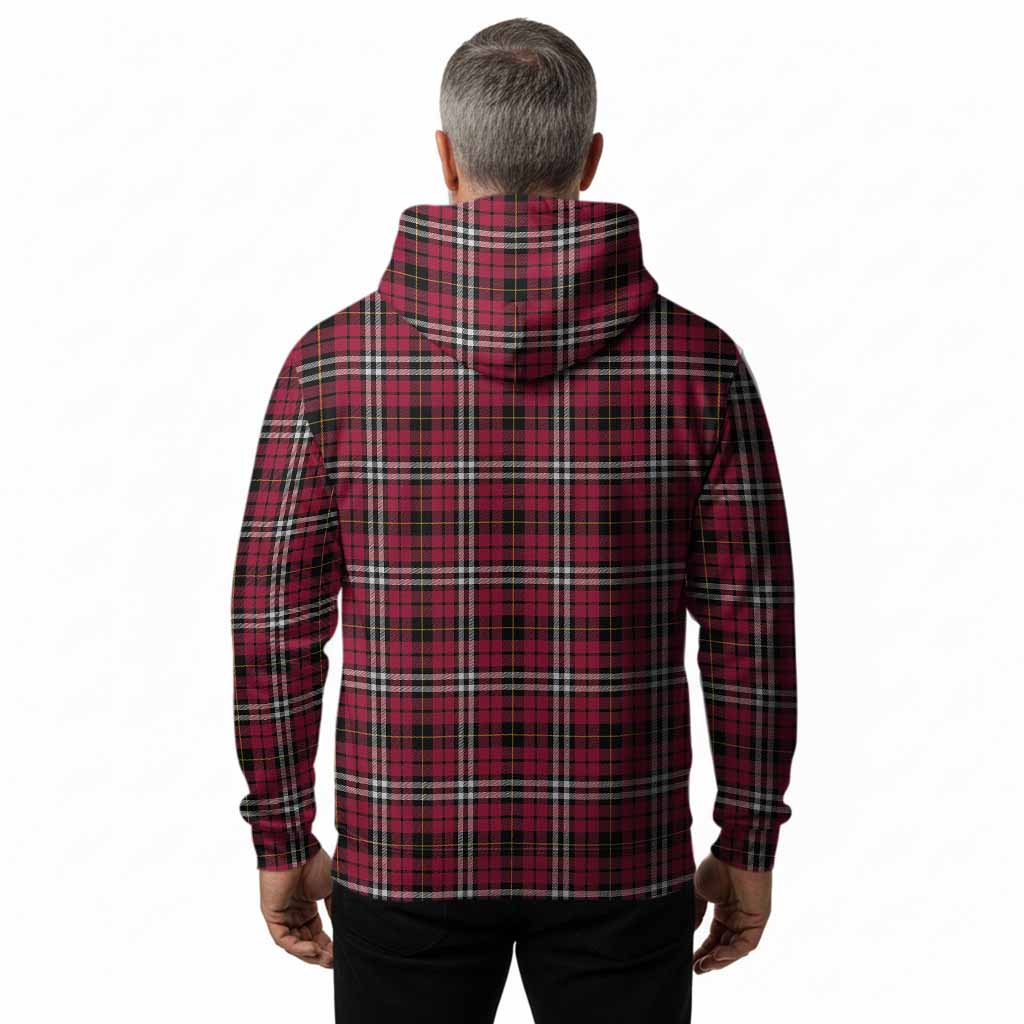 Little Tartan Crest Hoodie Ferocious Lion Style