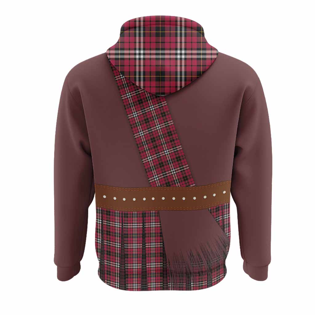 Little Tartan Crest Hoodie Kilt Costume Style
