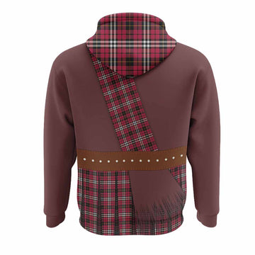 Little Tartan Crest Hoodie Kilt Costume Style