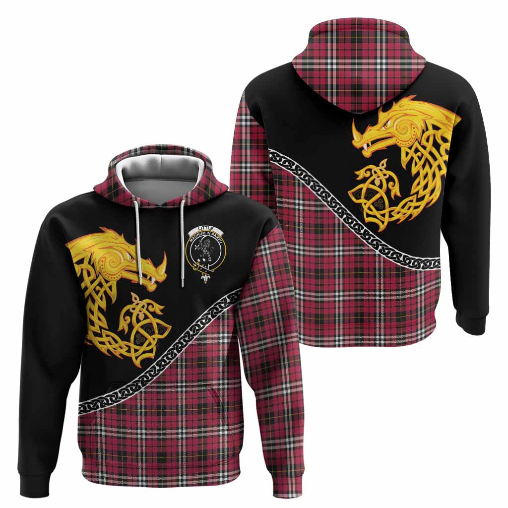 Little Tartan Crest Hoodie Legendary Dragon Knot Half Style