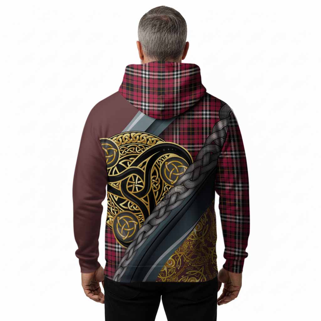 Little Tartan Crest Hoodie Scottish Triskele Celtic