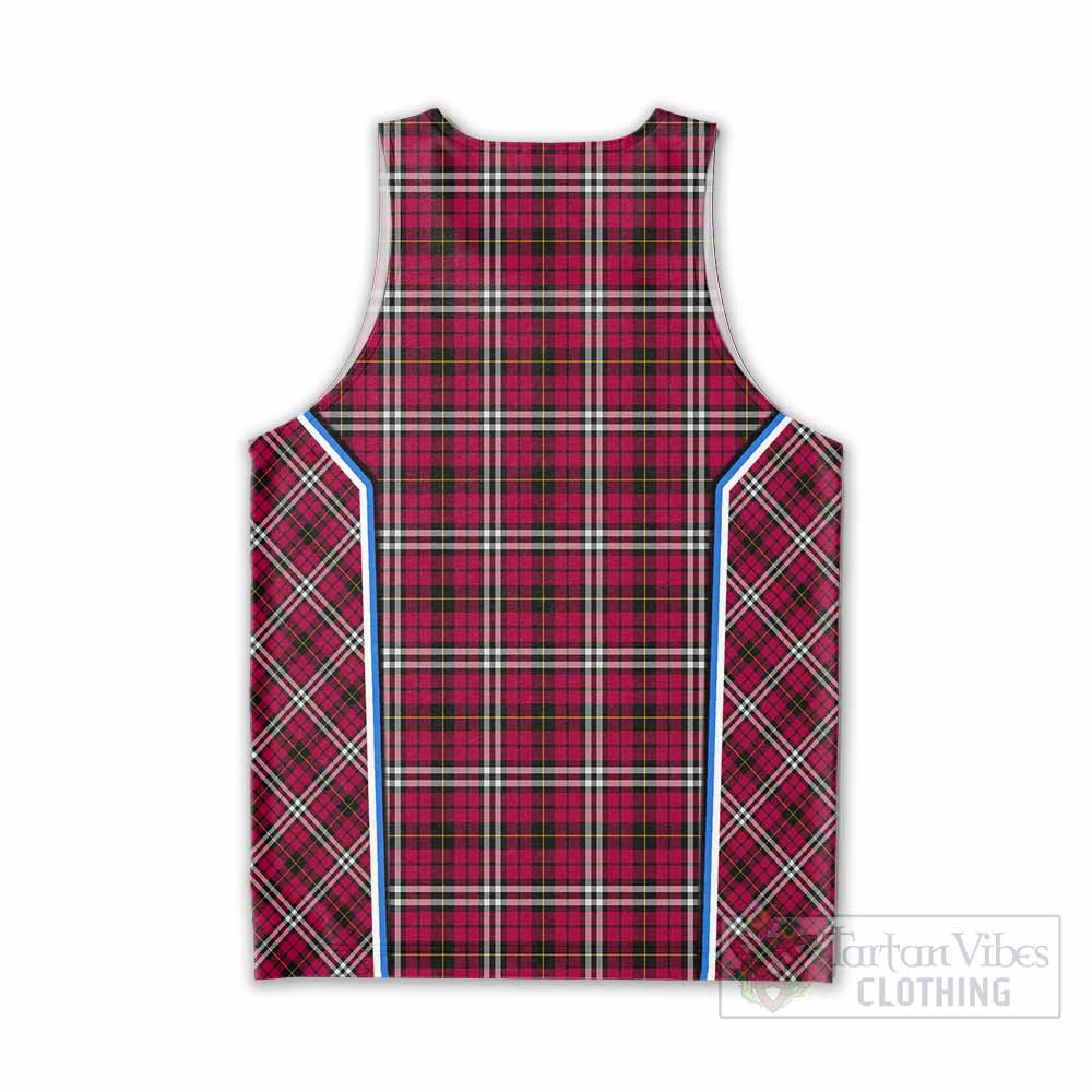 Little Tartan Crest Men Tank Top Scotland Coat of Arm Flag Style - Tartan Vibes Clothing