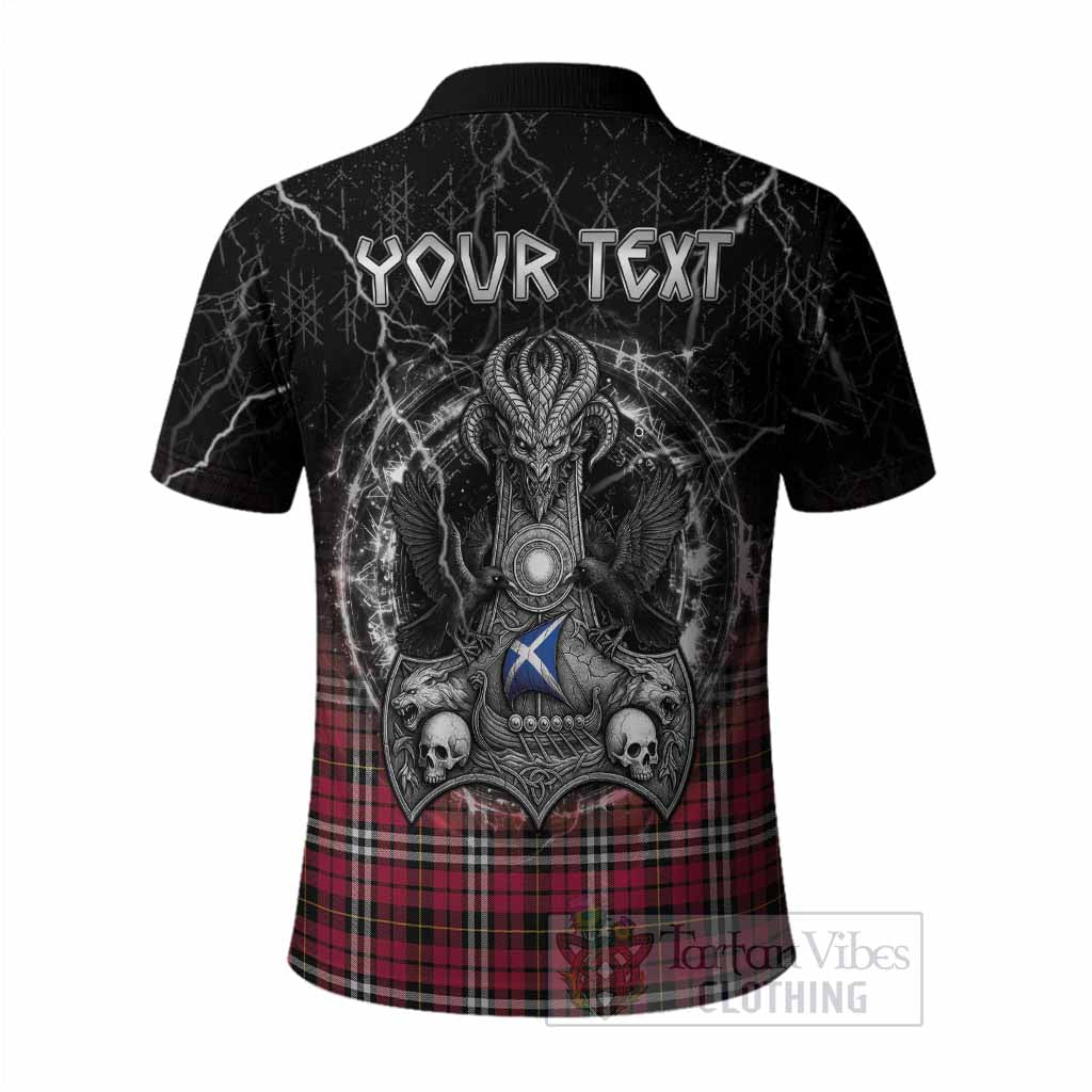 Little Tartan Crest Polo Shirt Celtic Odin's Raven Legacy