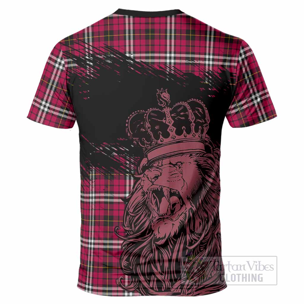 Little Tartan Crest T-Shirt Crowned Lion Heritage Style