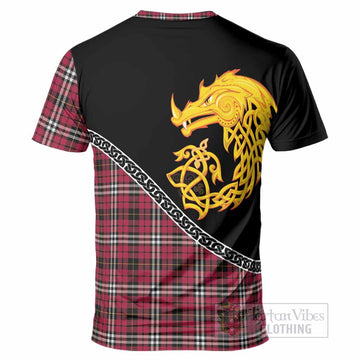 Little Tartan Crest T-Shirt Legendary Dragon Knot Half Style