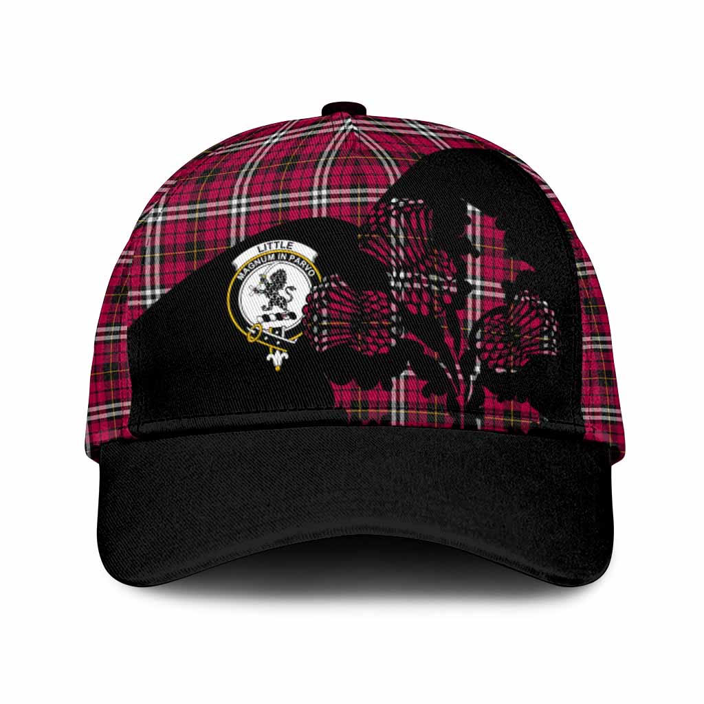 Little Tartan Family Crest Classic Cap Scotland Thistle Floral Flag Style