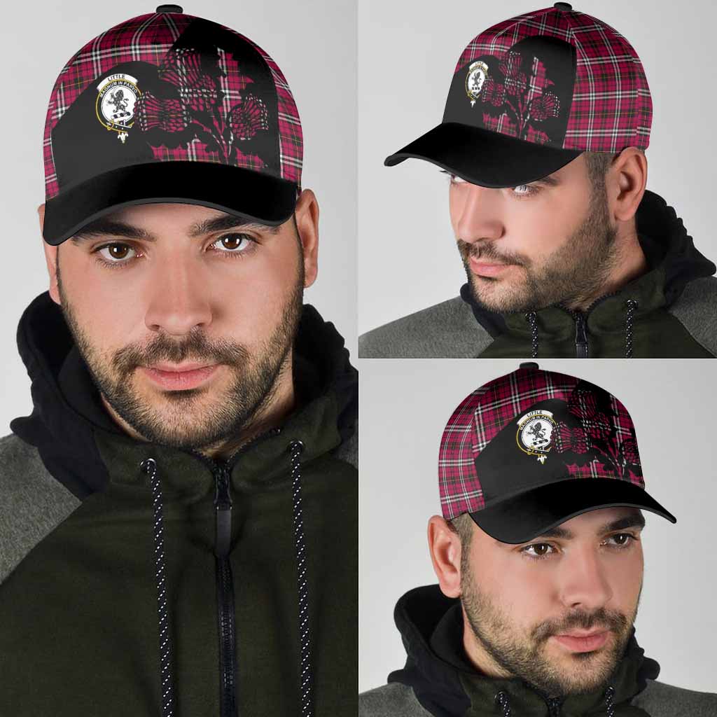 Little Tartan Family Crest Classic Cap Scotland Thistle Floral Flag Style