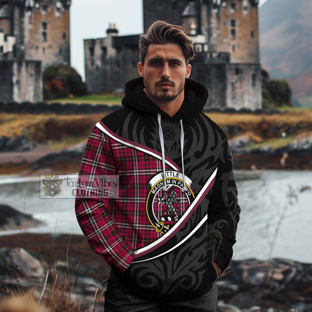 Little Tartan Family Crest Cotton Hoodie Celtic Scottish Thistle Floral - Tartan Vibes Clothing
