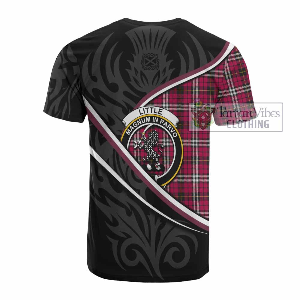 Little Tartan Family Crest Cotton T-shirt Celtic Scottish Thistle Floral - Tartan Vibes Clothing