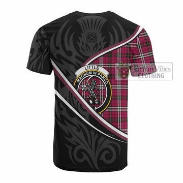 Little Tartan Family Crest Cotton T-shirt Celtic Scottish Thistle Floral - Tartan Vibes Clothing