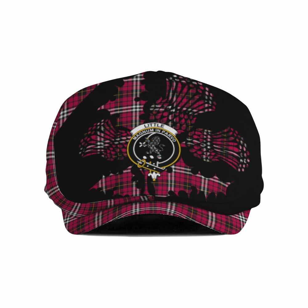 Little Tartan Family Crest Flat Cap, Jeff Cap Scotland Thistle Floral