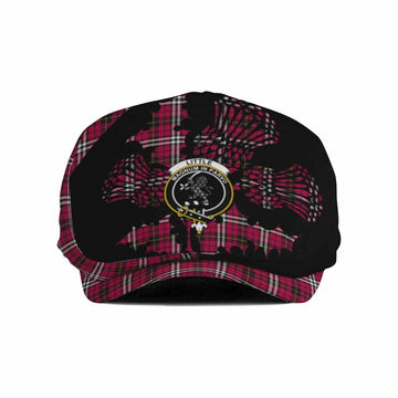 Little Tartan Family Crest Flat Cap, Jeff Cap Scotland Thistle Floral