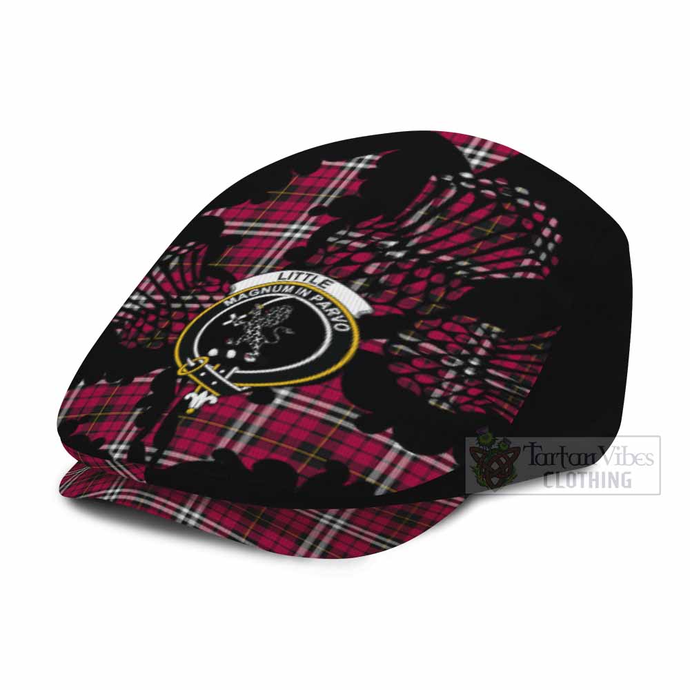 Little Tartan Family Crest Flat Cap, Jeff Cap Scotland Thistle Floral