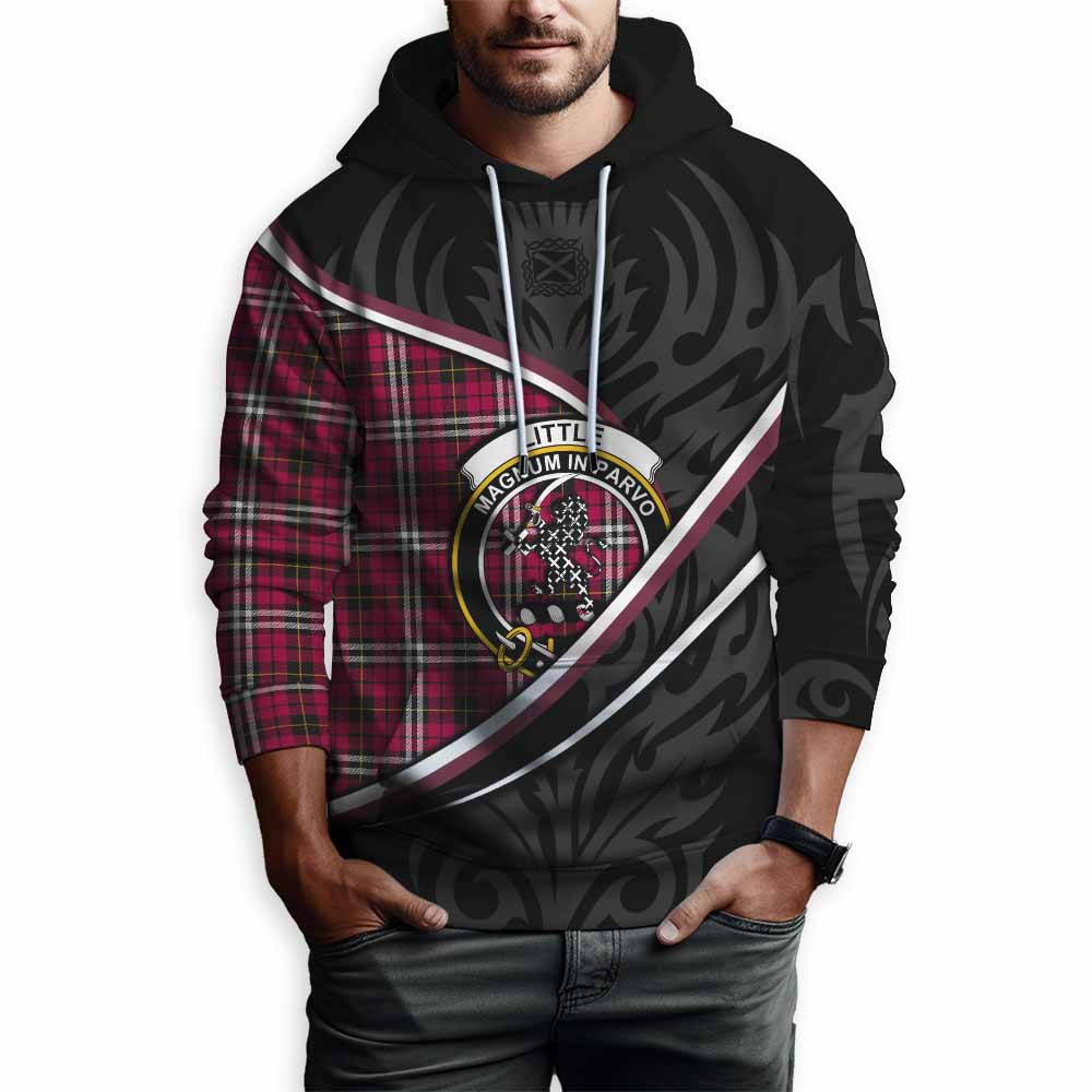 Little Tartan Family Crest Hoodie Celtic Scottish Thistle Floral - Tartan Vibes Clothing