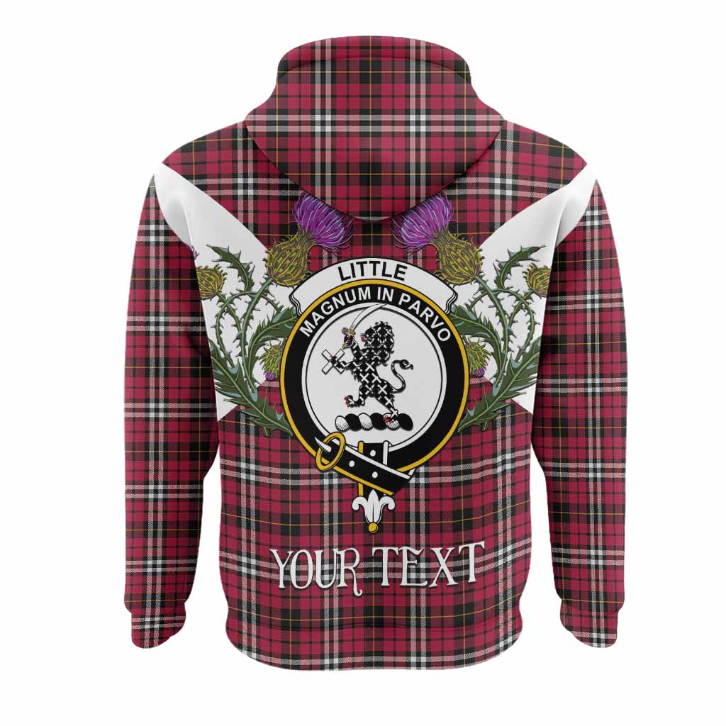Little Tartan Family Crest Hoodie Scottish Burns Night Thistle Floral