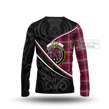 Little Tartan Family Crest Long Sleeve T-Shirt Celtic Scottish Thistle Floral