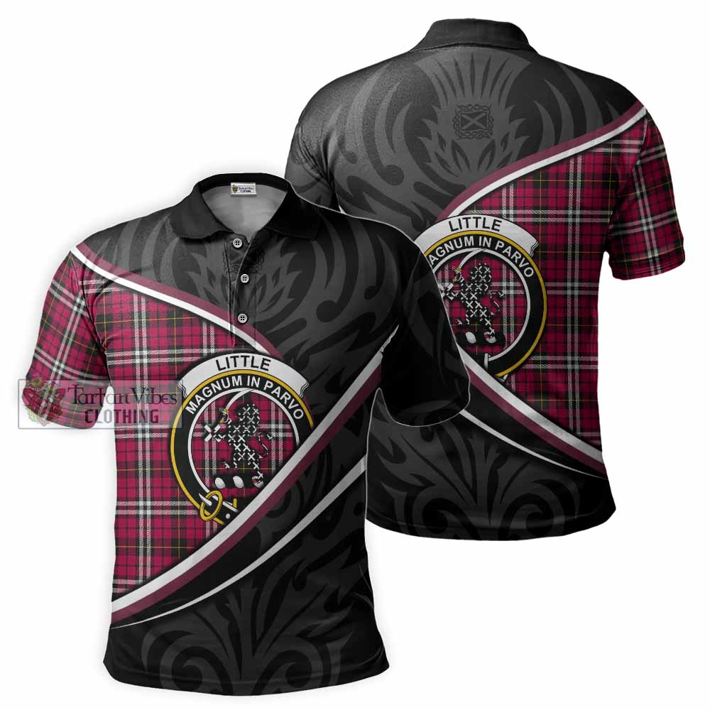 Little Tartan Family Crest Polo Shirt Celtic Scottish Thistle Floral - Tartan Vibes Clothing