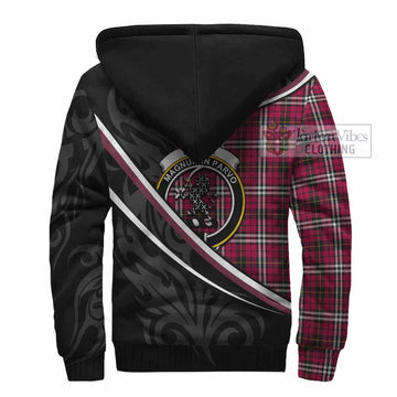 Little Tartan Family Crest Sherpa Hoodie Celtic Scottish Thistle Floral