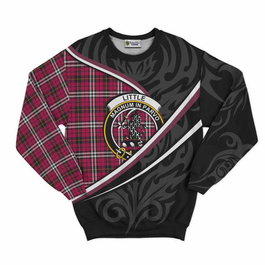 Little Tartan Family Crest Sweatshirt Celtic Scottish Thistle Floral - Tartan Vibes Clothing