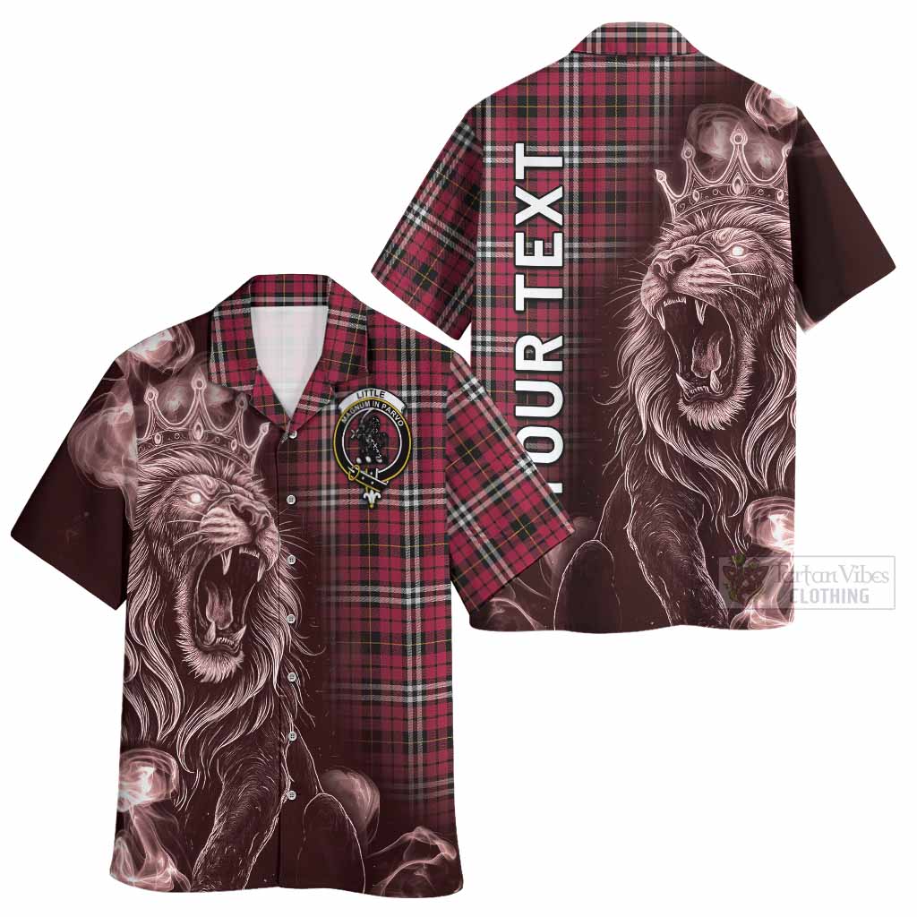 Little Tartan Hawaiian Shirt Roaring Lion Heritage