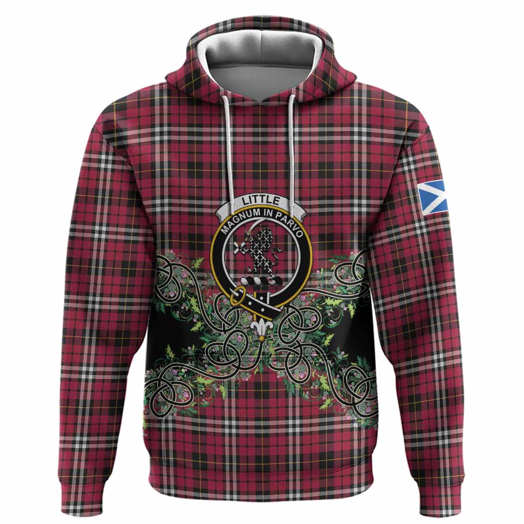 Little Tartan Hoodie Thistle Scottish Spirit