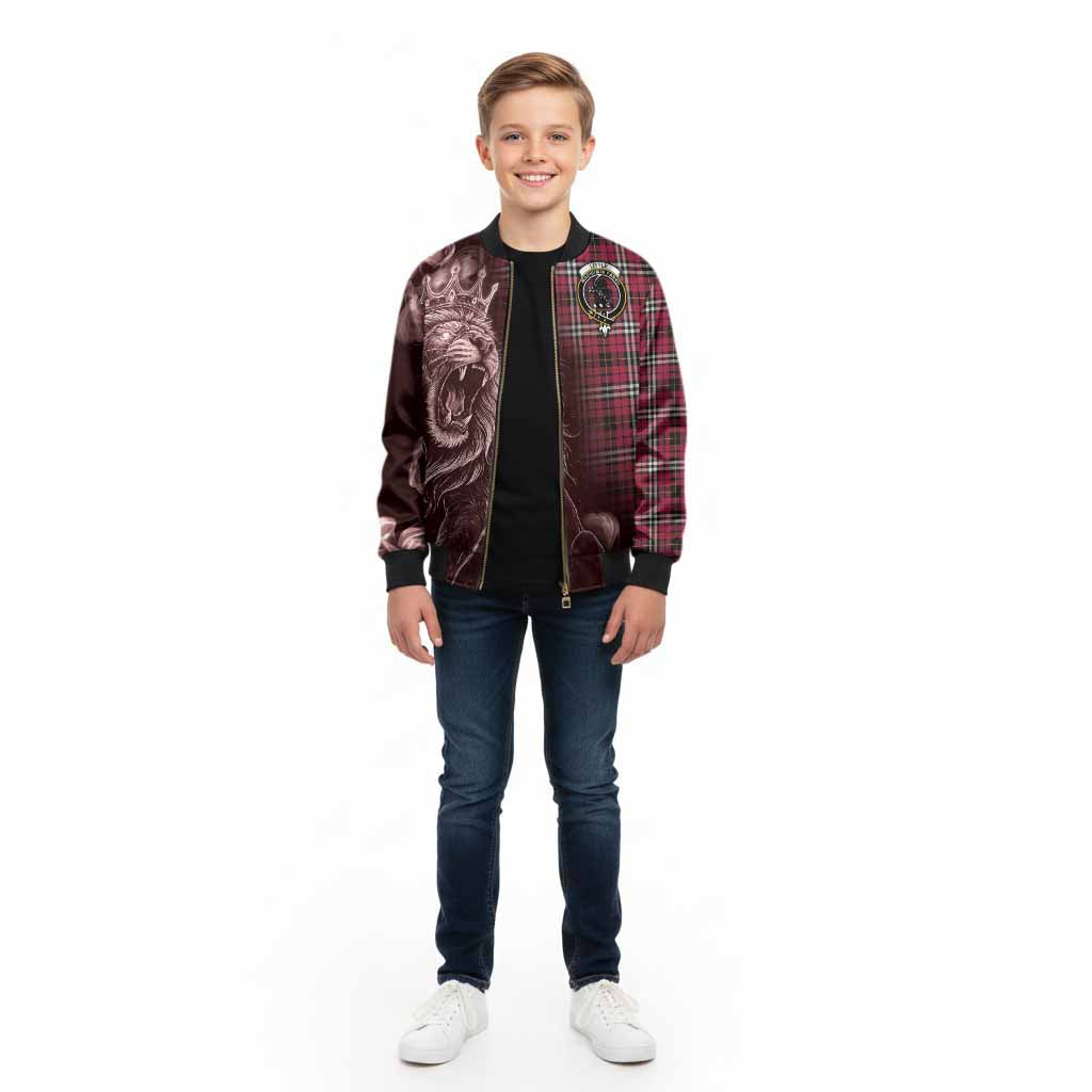 Little Tartan Kid Bomber Jacket Roaring Lion Heritage