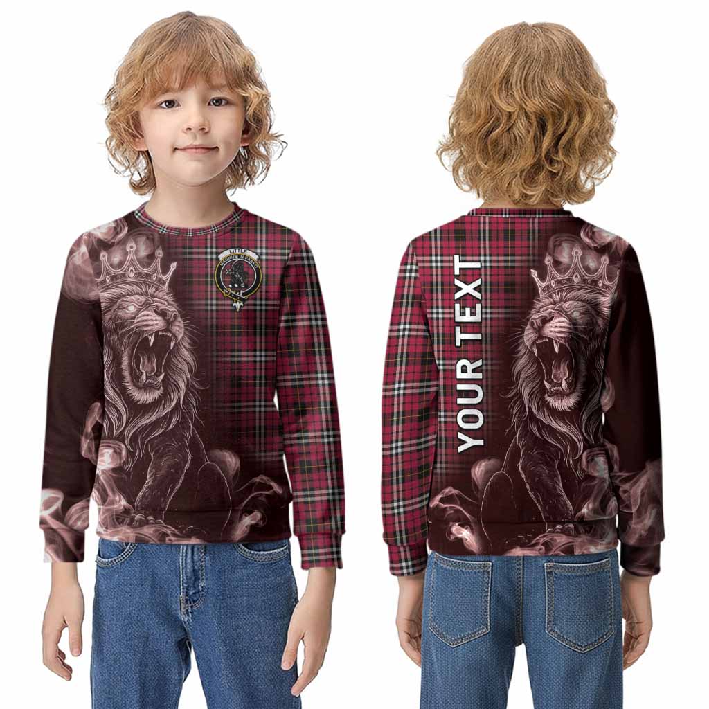 Little Tartan Kid Knitted Sweatshirt Roaring Lion Heritage