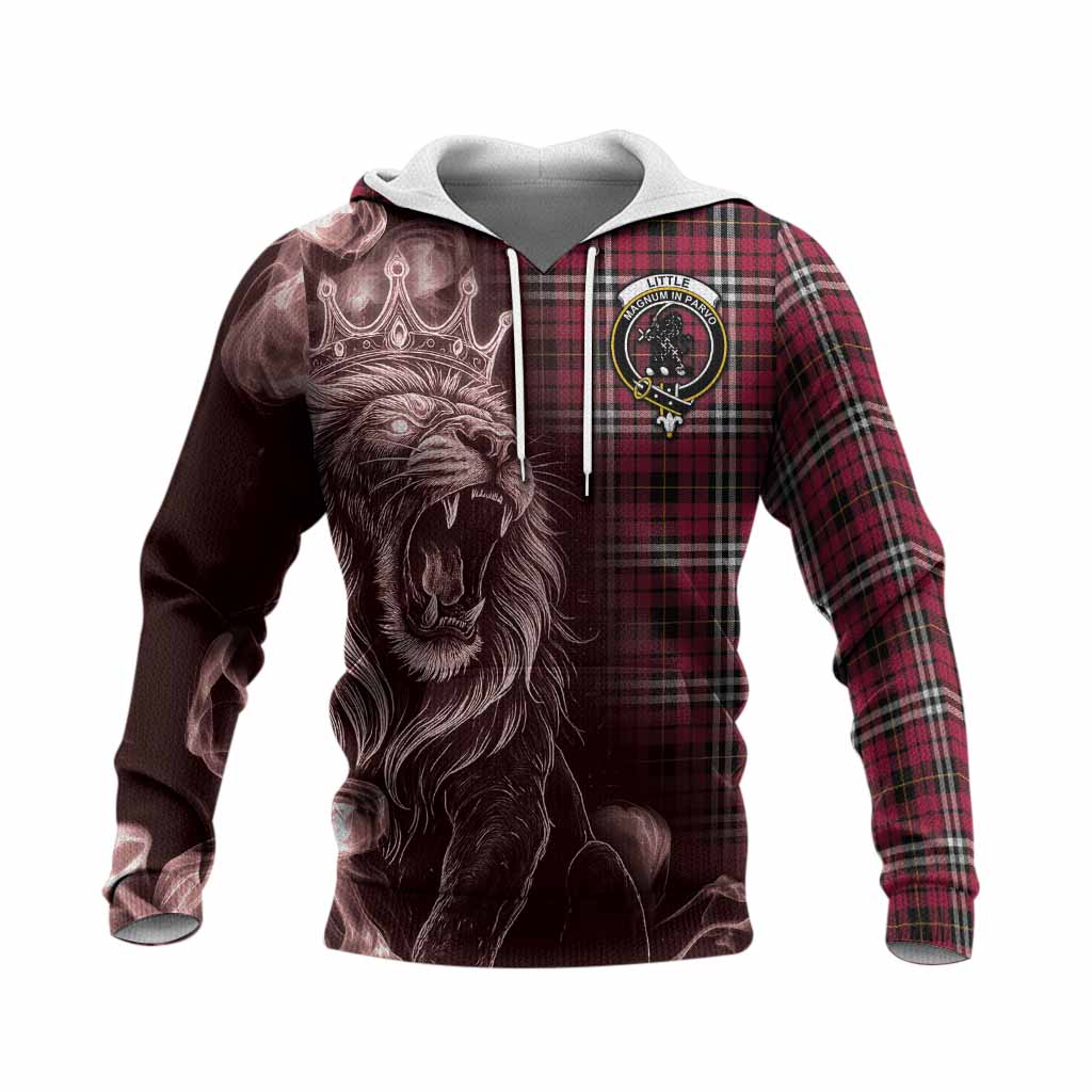 Little Tartan Knitted Hoodie Roaring Lion Heritage