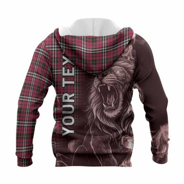 Little Tartan Knitted Hoodie Roaring Lion Heritage