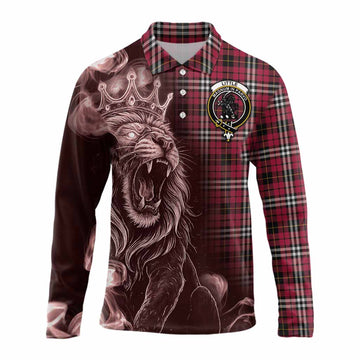 Little Tartan Long Sleeve Polo Shirt Roaring Lion Heritage