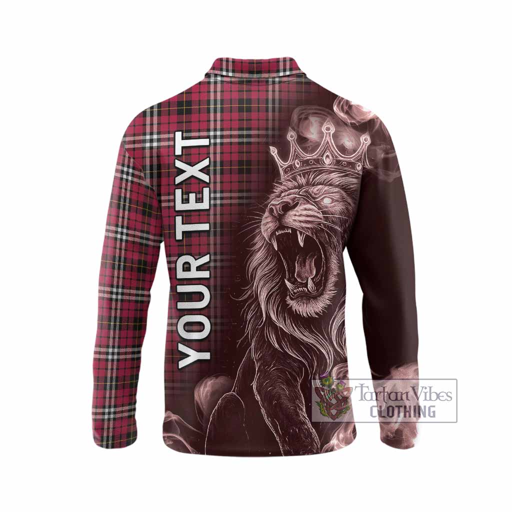 Little Tartan Long Sleeve Polo Shirt Roaring Lion Heritage