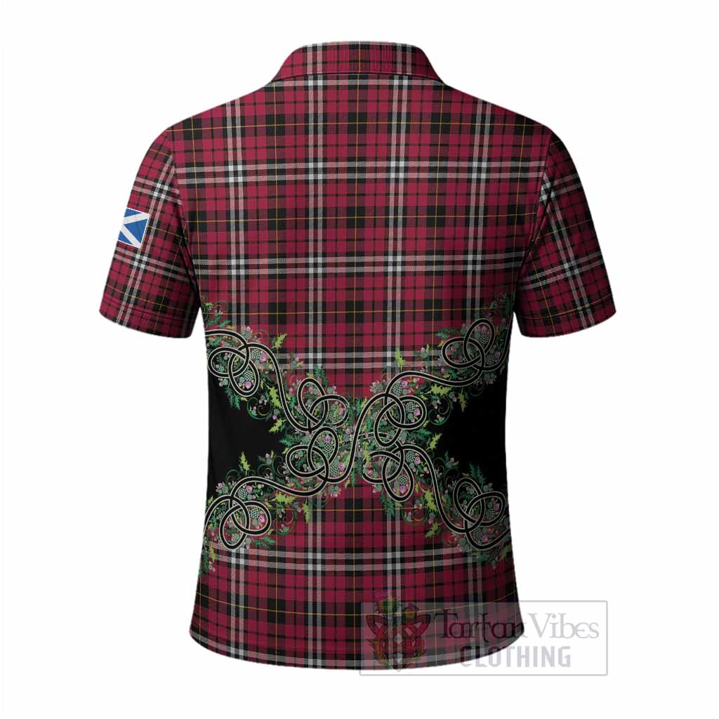 Little Tartan Polo Shirt Thistle Scottish Spirit