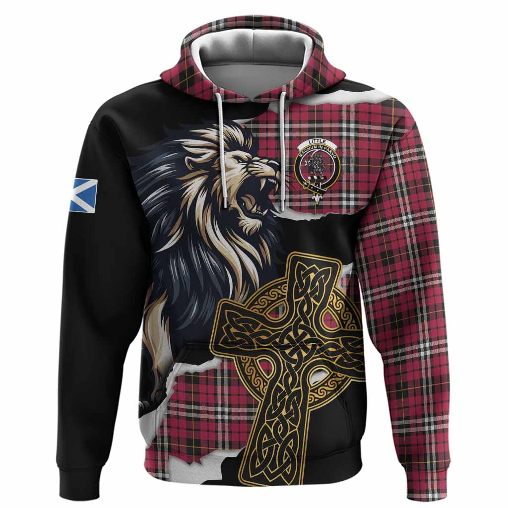 Little Tartan Scottish Hoodie Lion Celtic Heritage