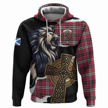 Little Tartan Scottish Hoodie Lion Celtic Heritage