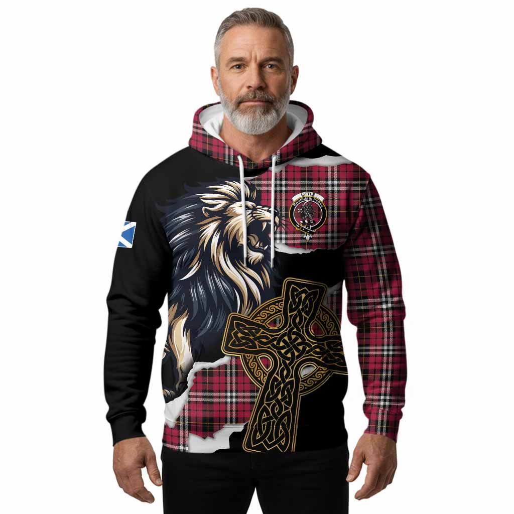 Little Tartan Scottish Hoodie Lion Celtic Heritage