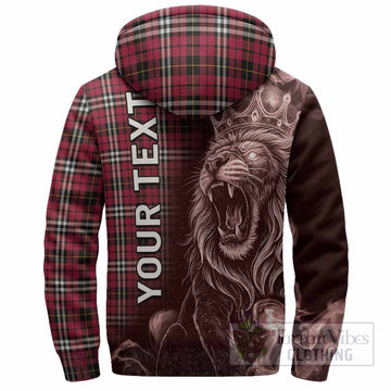 Little Tartan Sherpa Hoodie Roaring Lion Heritage