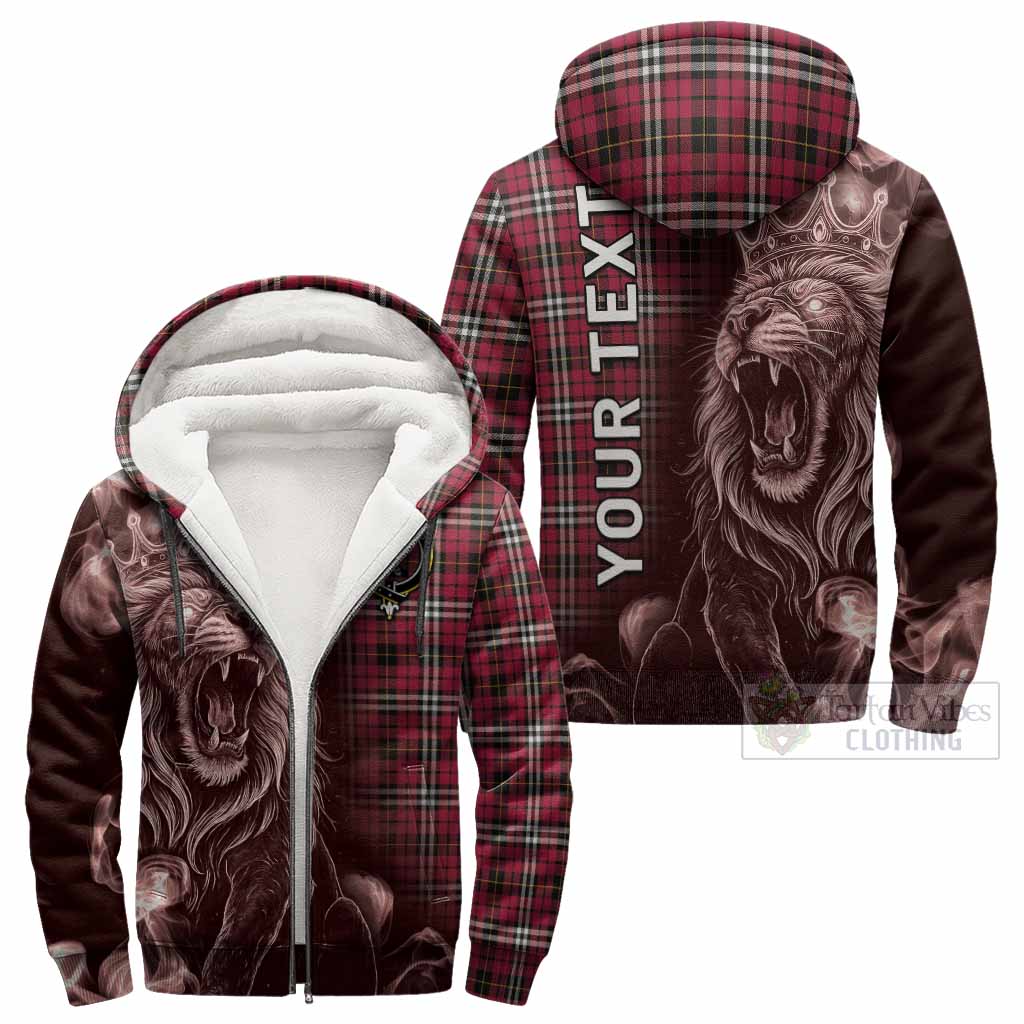 Little Tartan Sherpa Hoodie Roaring Lion Heritage