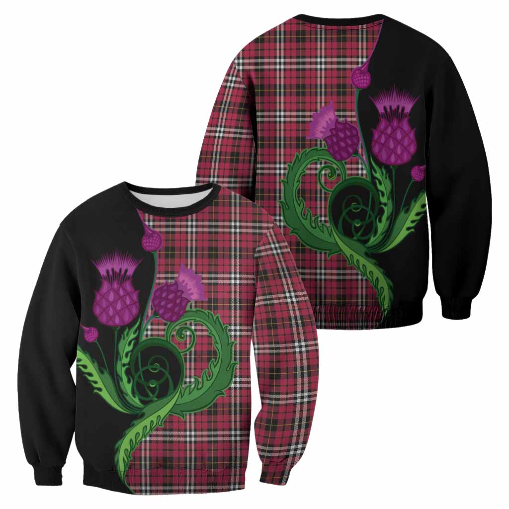 Little Tartan Sweatshirt Traditional Scottish Thistle