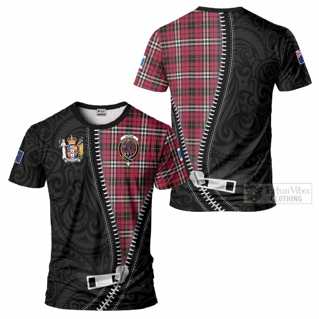 Little Tartan T-Shirt New Zealand Pattern Unique Zipper Stylized