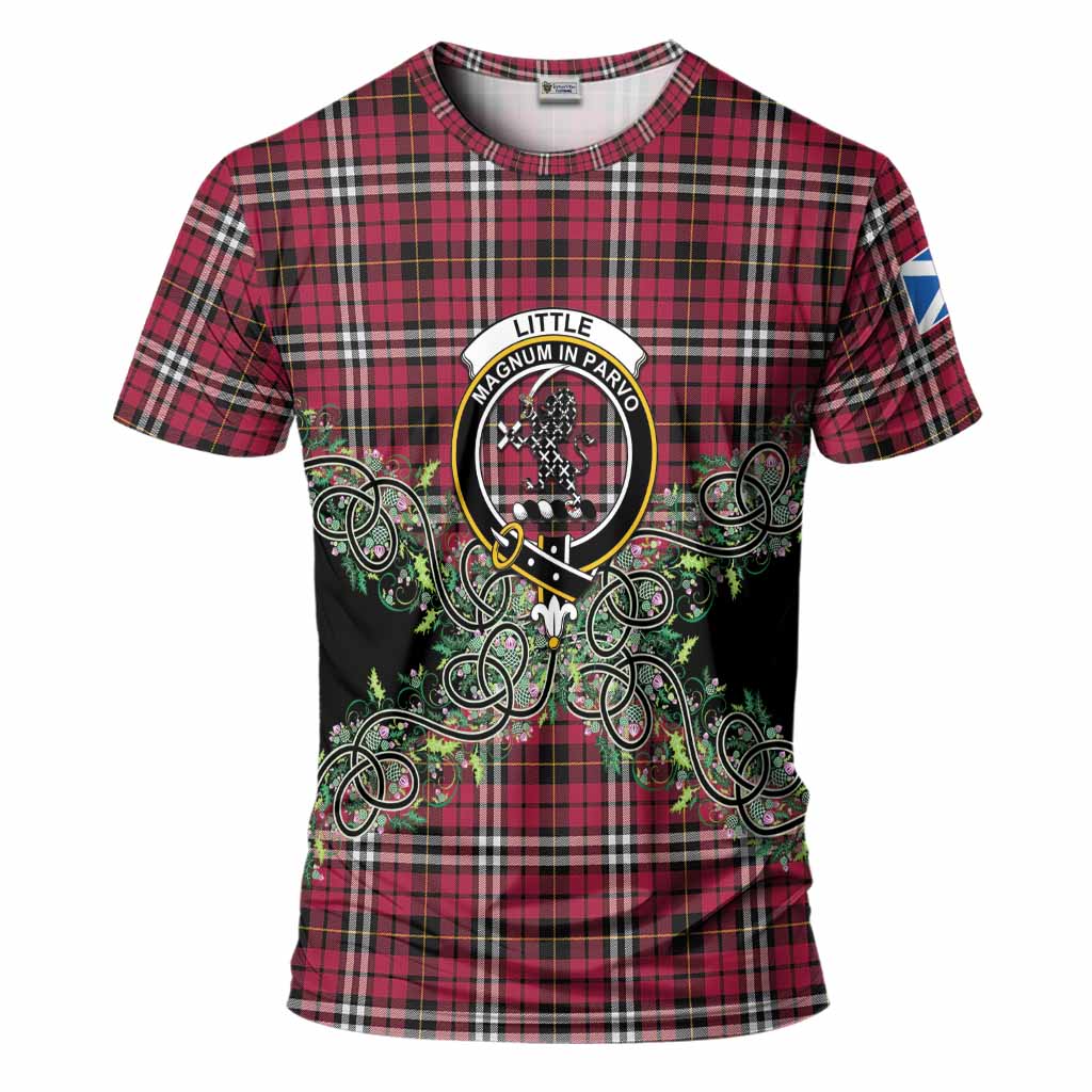 Little Tartan T-Shirt Thistle Scottish Spirit