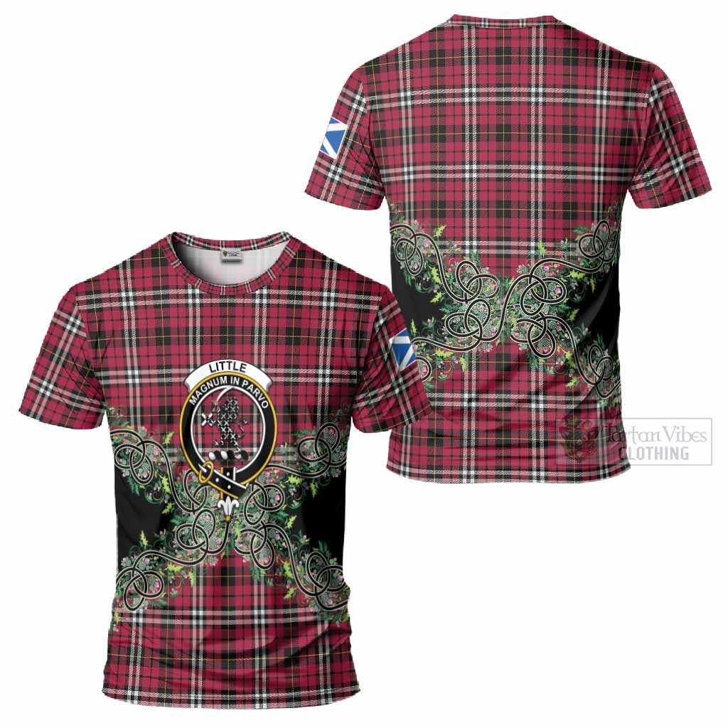 Little Tartan T-Shirt Thistle Scottish Spirit