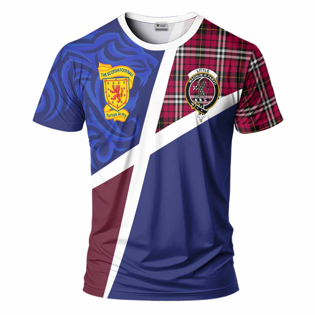 Little The Scottish Football Crest T-Shirt Lion-Tartan Army