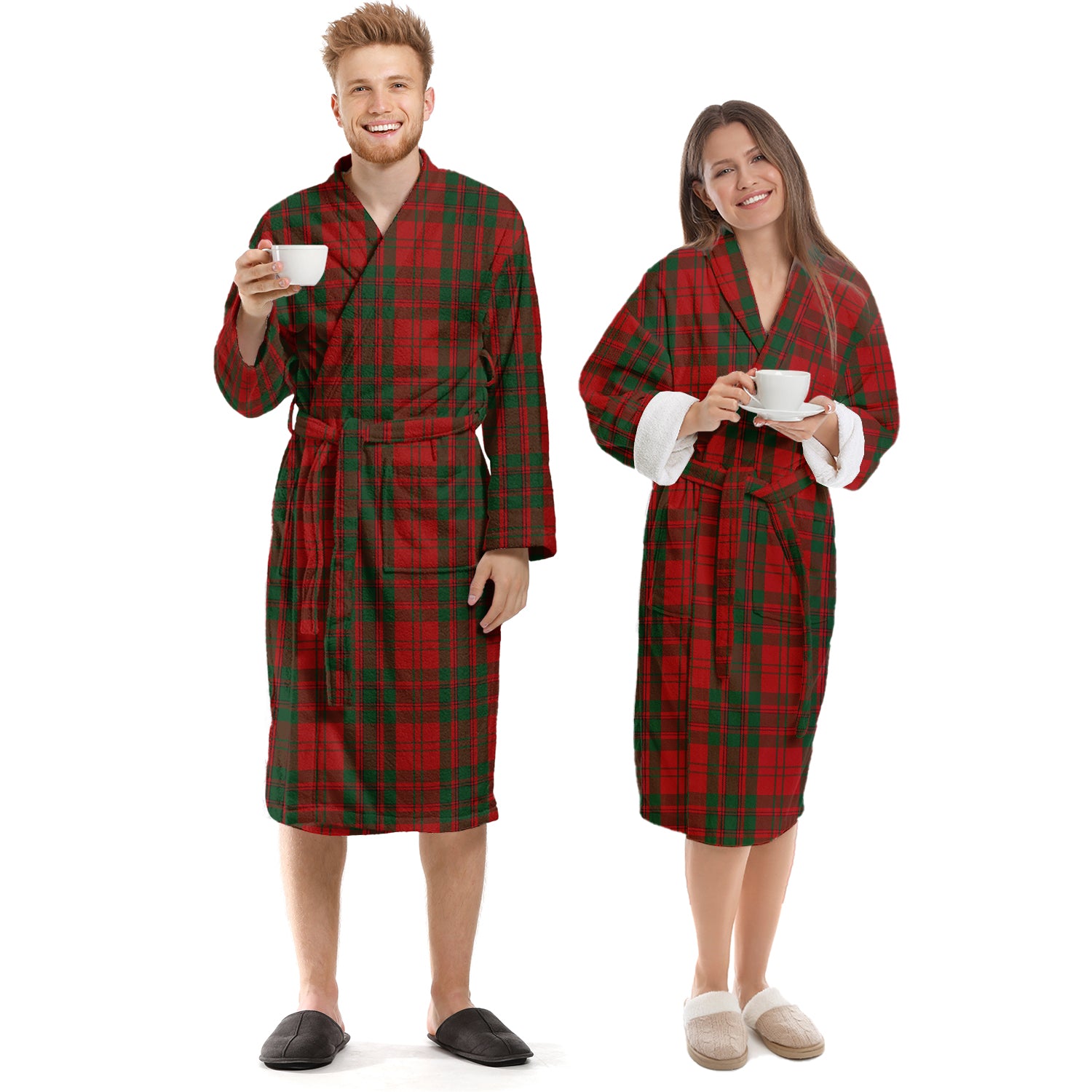 Livingstone Tartan Bathrobe Unisex S - Tartan Vibes Clothing