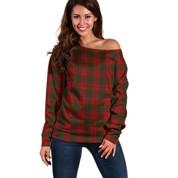 Livingstone Tartan Off Shoulder Women Sweater Women - Tartan Vibes Clothing