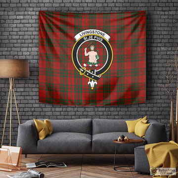 Livingstone Tartan Tapestry Wall Hanging and Home Decor for Room with Family Crest Tapestry - Tartan Vibes Clothing