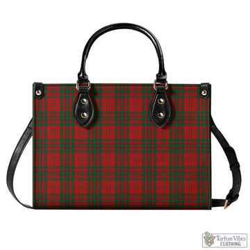 Livingstone Tartan Luxury Leather Handbags L - Tartan Vibes Clothing