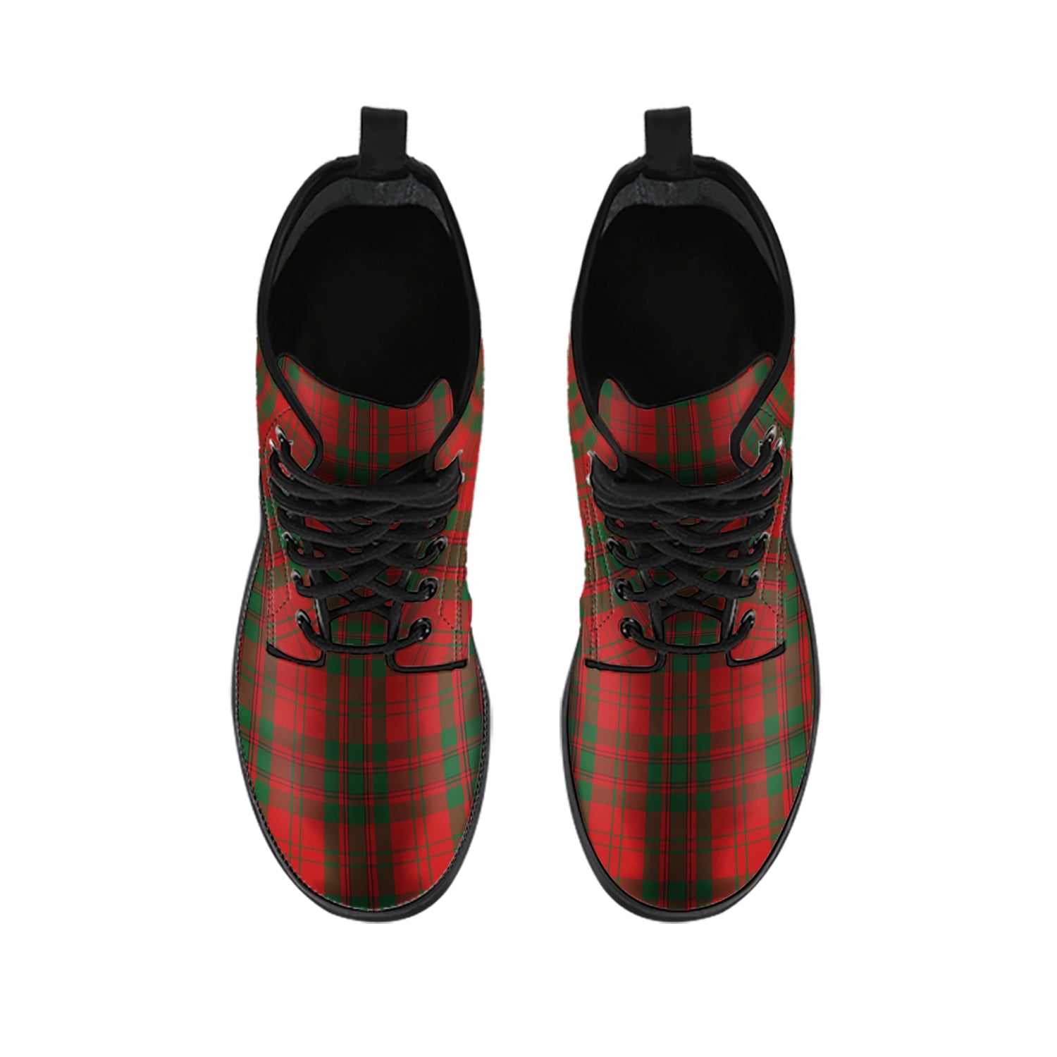 Livingstone Tartan Leather Boots - Tartan Vibes Clothing