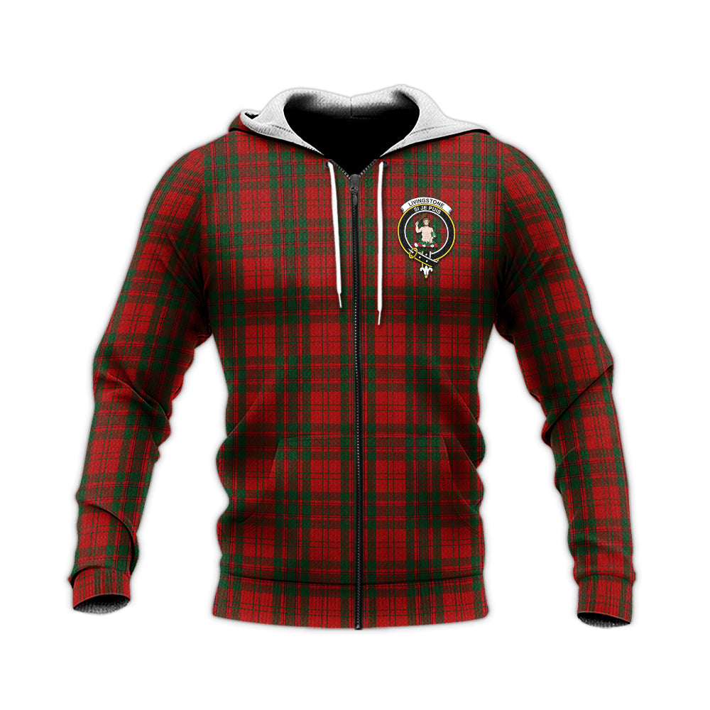 livingston-tartan-knitted-hoodie-with-family-crest
